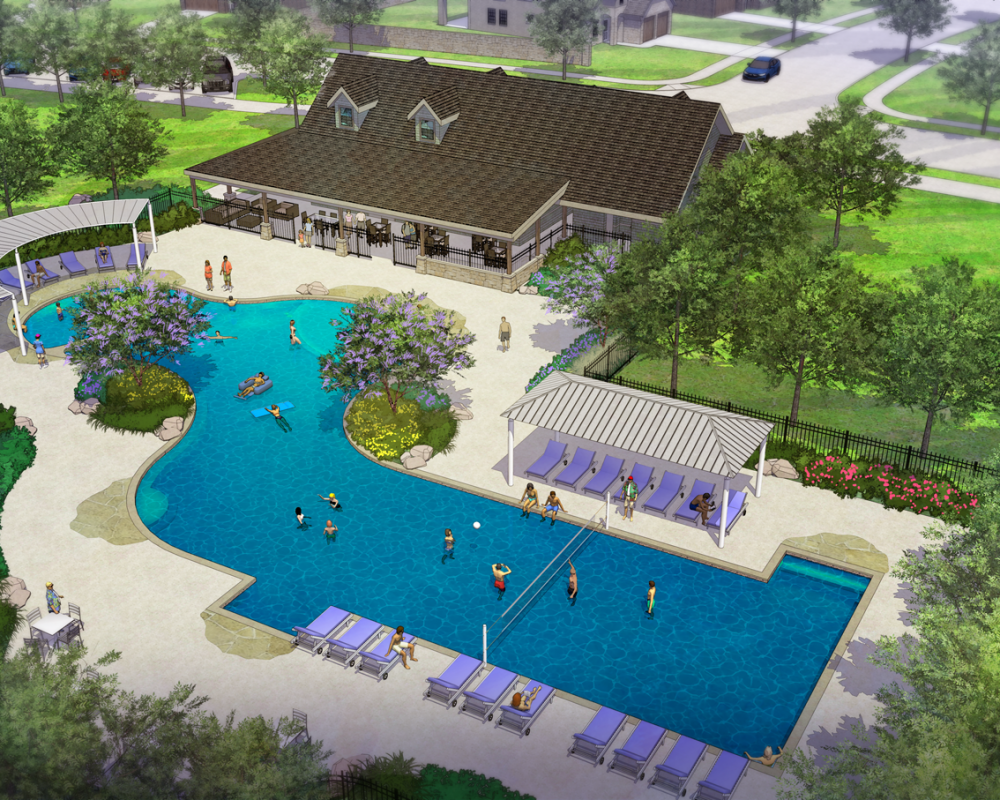 Beautiful Rendering Revealed for Waterscape Master Amenity Center